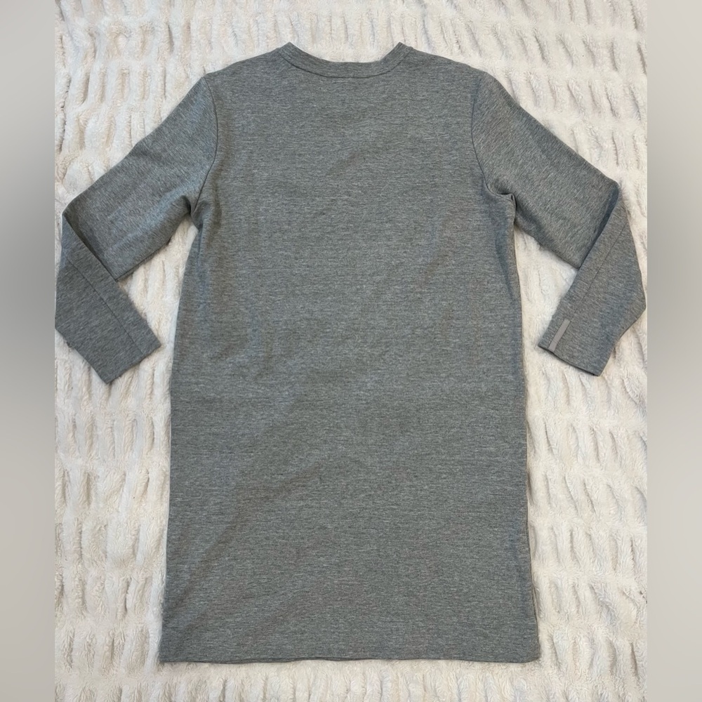 Women’s Johnny Was Calme Zip Pocket Knit Gray Shift‎ Dress Size Medium - Picture 6 of 8